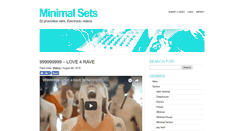Desktop Screenshot of minimal-sets.com